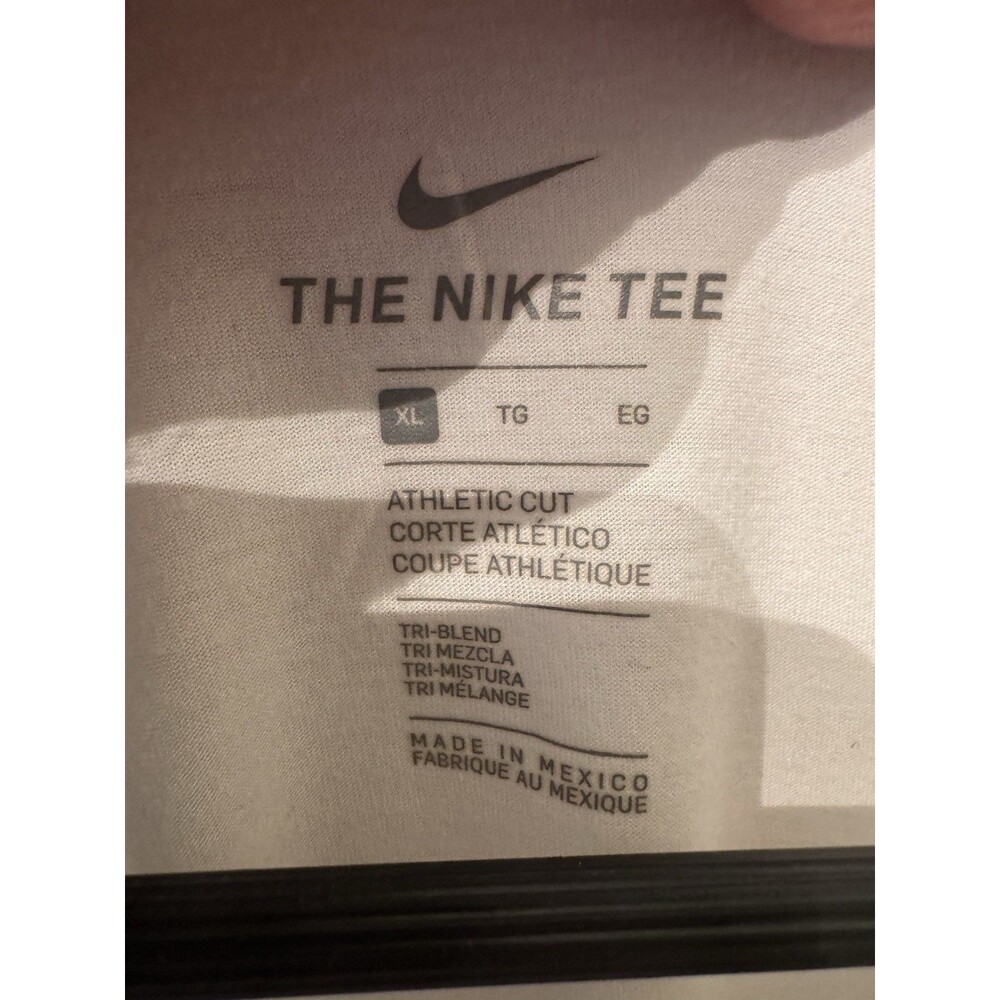 Nike The Nike Tee West Virginia Mountaineers WV Graphic Crew T-Shirt XL White - Picture 3 of 5